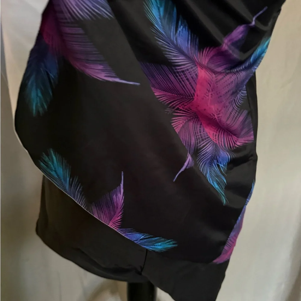 NWOT Unlisted Black and Purple Swim Sarong - Picture 4 of 5